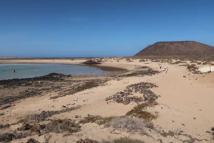 Playa de La Concha en Isla de Lobos